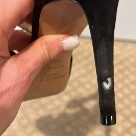 Jimmy Choo suede black heels size 39 - Picture 6 of 6